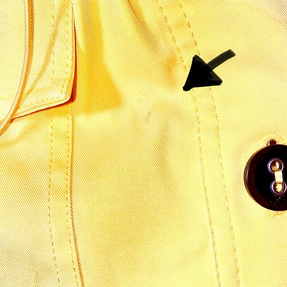 Ruby Rd. Bright Yellow Drawstring Utility Jacket - Picture 9 of 14